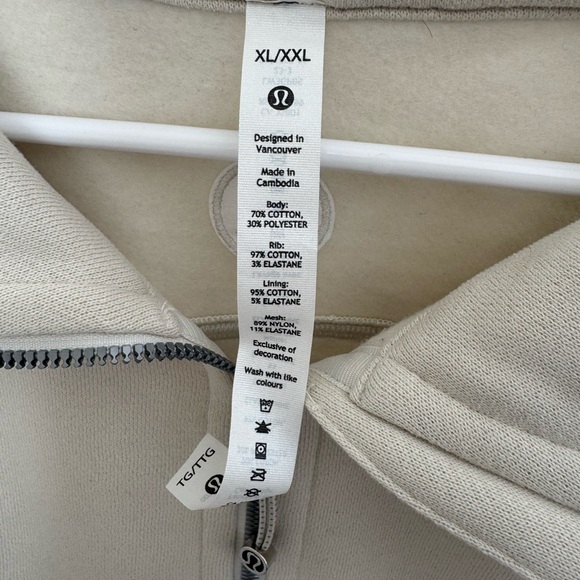 Lululemon Beige Zip-Up Jacket - Picture 5 of 5